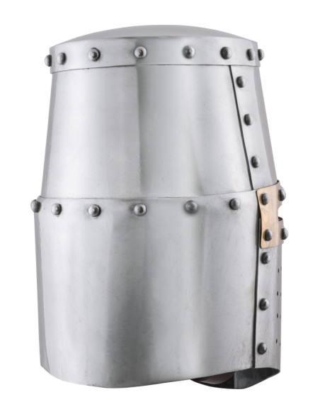 Grand heaume médiéval, XIVe siècle,...