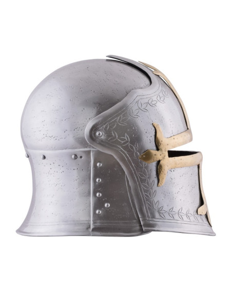 Casque Sallet d'archer avec visière,... Casque Sallet d'archer avec visière,...