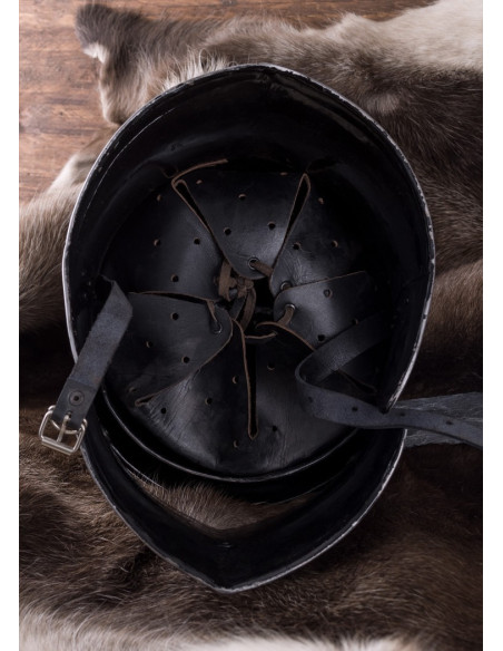 Casque Sallet d'archer avec visière,... Casque Sallet d'archer avec visière,...