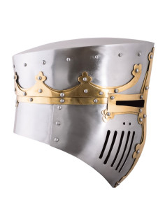 Casque croisé avec garnitures en laiton, XIIe-XIIIe siècles 2