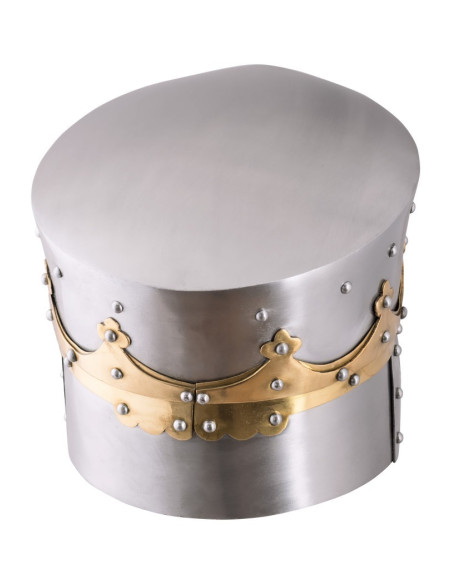 Casque croisé avec garnitures en...