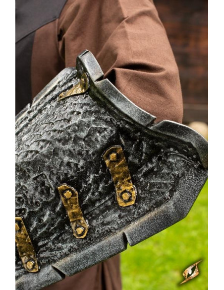 Bouclier Orc en latex pour avant-bras