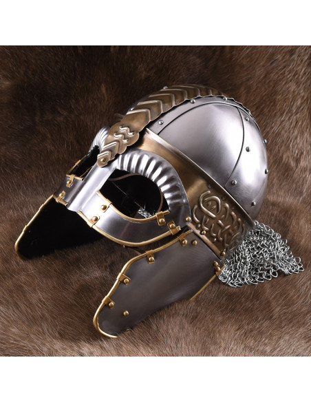 Casque médiéval Beowulf avec visière