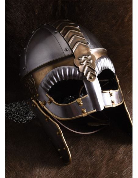 Casque médiéval Beowulf avec visière