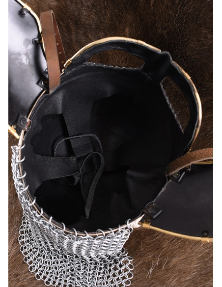 Casque médiéval Beowulf avec visière