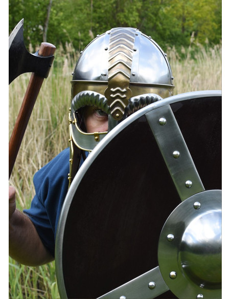 Casque médiéval Beowulf avec visière