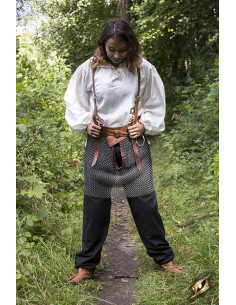 Jupe médiévale en cotte de mailles 2