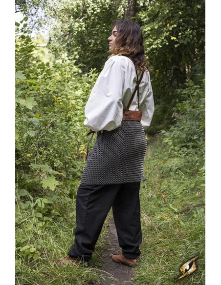 Jupe médiévale en cotte de mailles