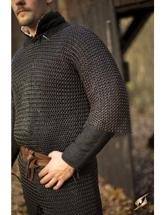 Cotte de mailles viking de Ragnar, finition Epic Dark 2