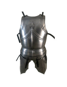 Cuirasse Gothique Fleur de Lys Roi Alphonse V, XV-XVI...