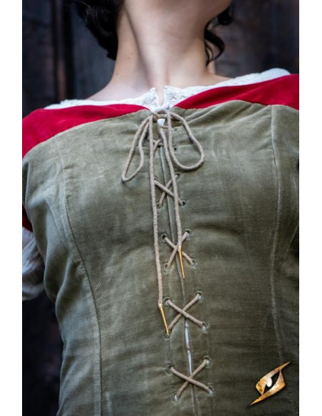 Robe médiévale Reine Isobel, couleur...