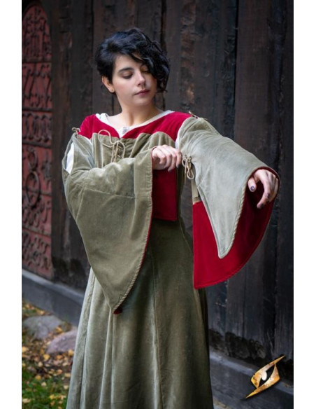 Robe médiévale Reine Isobel, couleur...