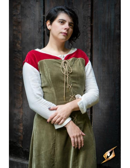 Robe médiévale Reine Isobel, couleur...