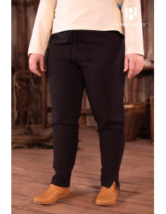 Pantalon médiéval femme Andoya, couleur noir