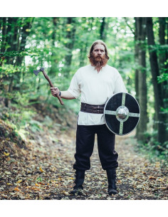 Pantalon viking en laine, modèle Harald, marron