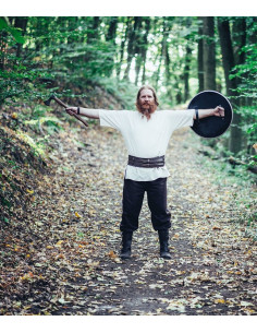 Pantalon viking en laine, modèle Harald, marron 2