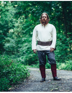 Pantalon Viking en laine, modèle Harald, gris