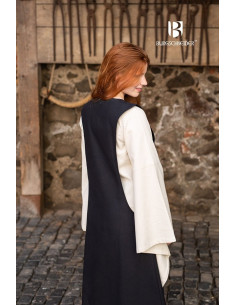 Pellote Médiéval Femme Isabella, couleur noire 2