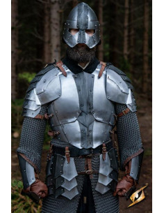 Épaulettes médiévales modèle Dreki, Polished-Epic Dark 2