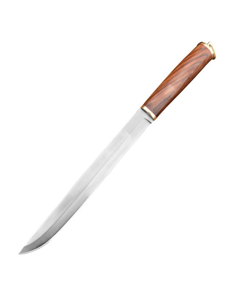 Couteau Viking Seax avec étui en cuir