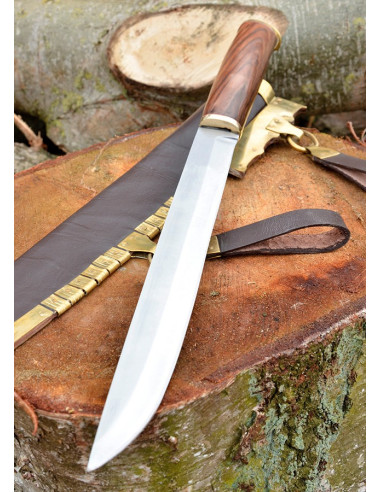 Couteau Viking Seax avec étui en cuir ⚔️ Boutique Épées
