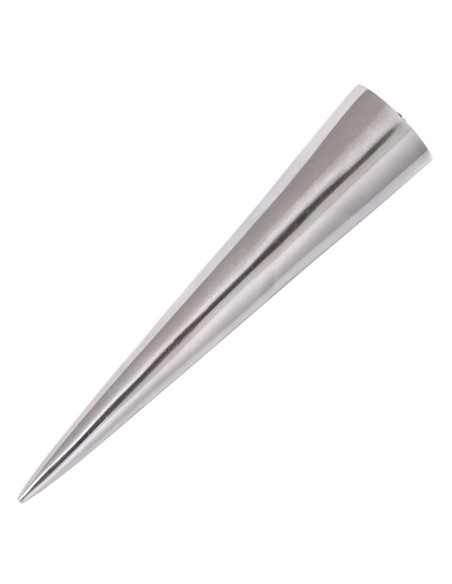 Contera de lance médiéval, pointe vive