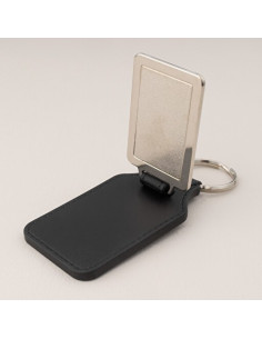 Porte-clés métallique personnalisé avec 1 nom de famille 2