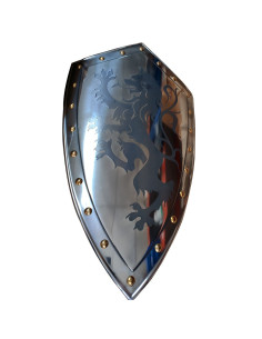 bouclier avec lion rampant