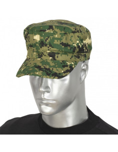 Casquette militaire vert pixel camo, réglable par velcro