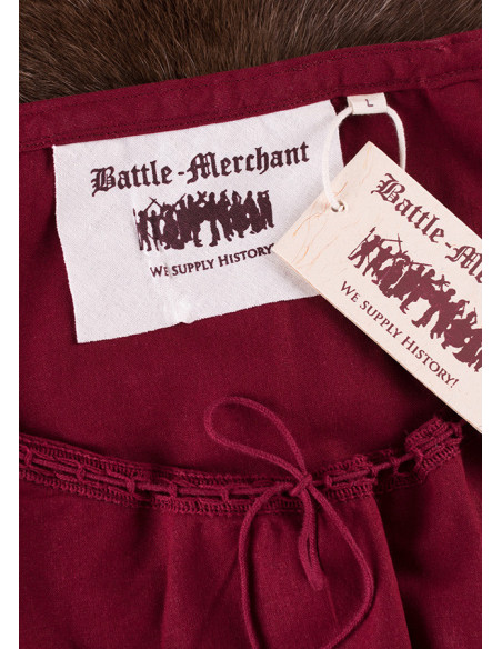 Chemisier médiéval à manches courtes...