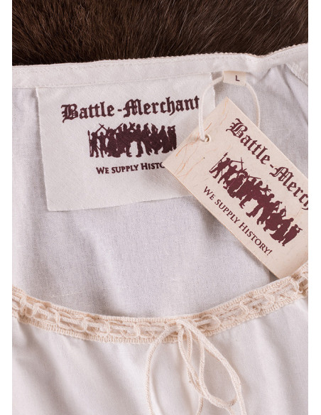 Chemisier médiéval à manches courtes...