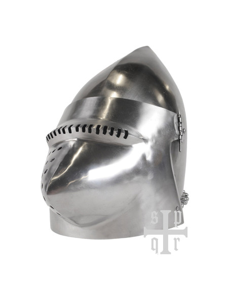 Bascinet médiéval Houndskull, château...