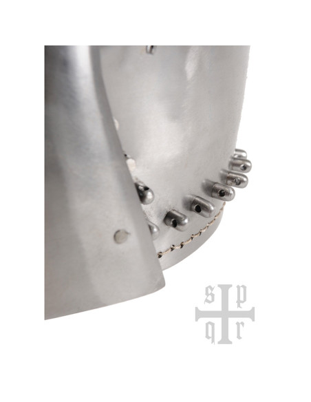 Bascinet médiéval Houndskull, château...