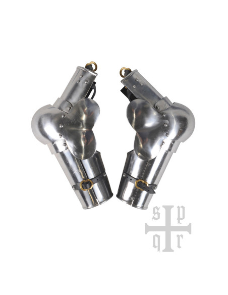 Protecteurs médiévaux avec coudières,...