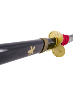 Katana décoratif Im Zoro One Piece, grip noir 2