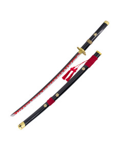 Katana décoratif Im Zoro One Piece, grip noir