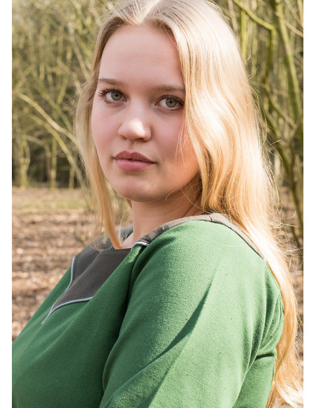 Robe médiévale en coton modèle...