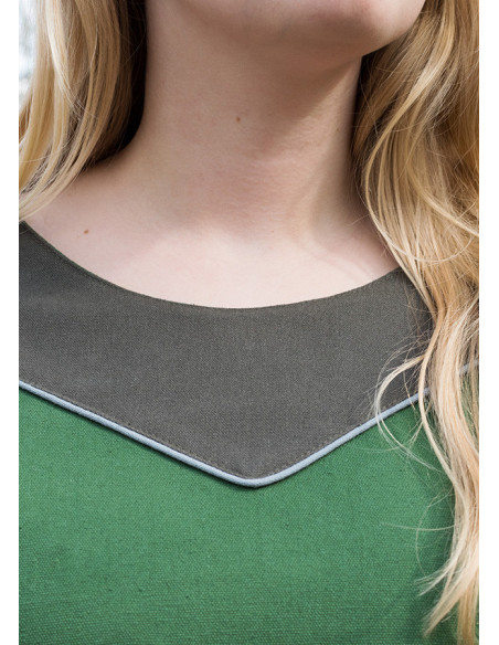 Robe médiévale en coton modèle...