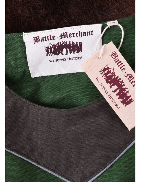 Robe médiévale en coton modèle...