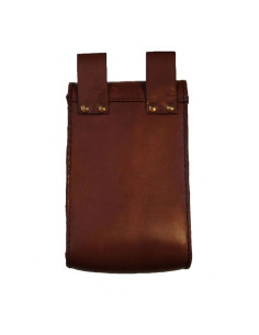 Sac ceinture médiéval en cuir 2