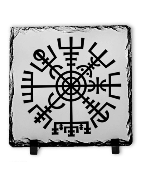Viking Vegvisir sur pierre d'ardoise...