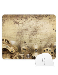 Tapis de souris rectangulaire SteamPunk Gears (23,5 x...