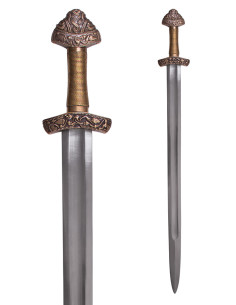 Épée Viking Dybäck avec fourreau avec lame en acier trempé 2