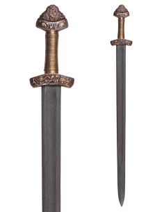 Épée Viking Dybäck avec fourreau avec lame en acier Damas 2