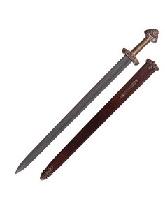 Épée Viking Dybäck avec fourreau avec lame en acier Damas