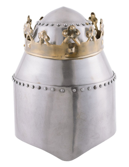 Grand casque de bataille avec...