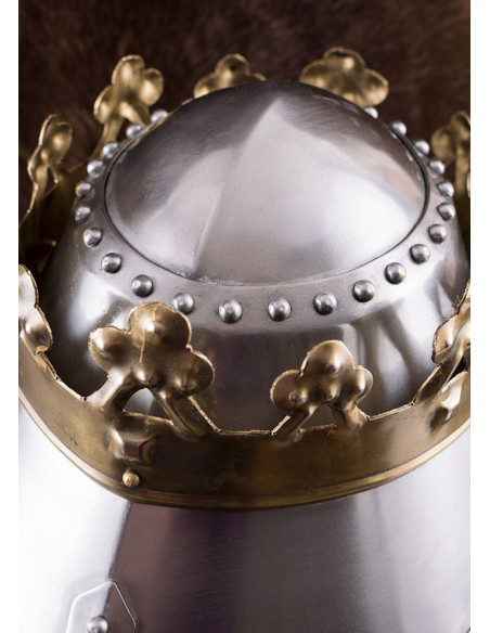 Grand casque de bataille avec...