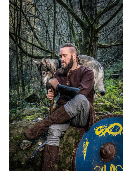 Pantalon Vikingo Jorgen en laine grise