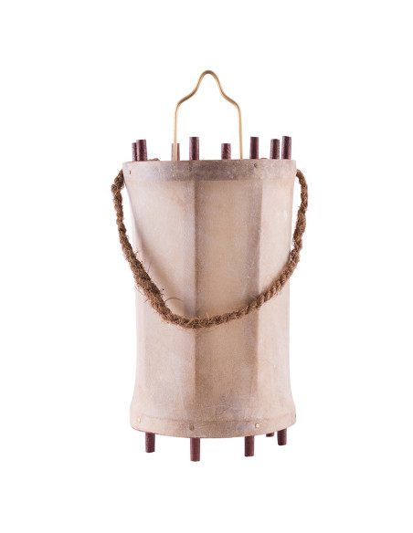 Lanterne-lanterne médiévale en bois...