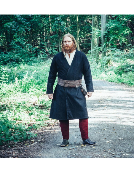 Tunique viking ouverte en laine...